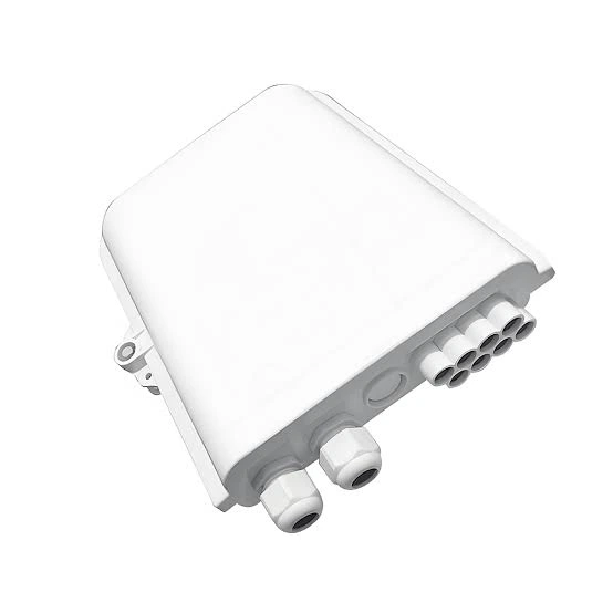 [BM.8P.SC.PVC.V] BOITE MURALE F.O 8 PORTS SC PVC VIDE