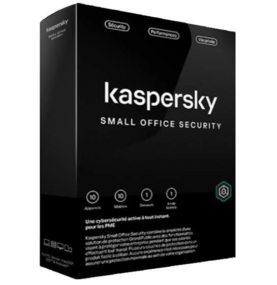 ANTIVIRUS KASPERSKY 10 APPAREILS+SERVEUR SMALL OFFICE