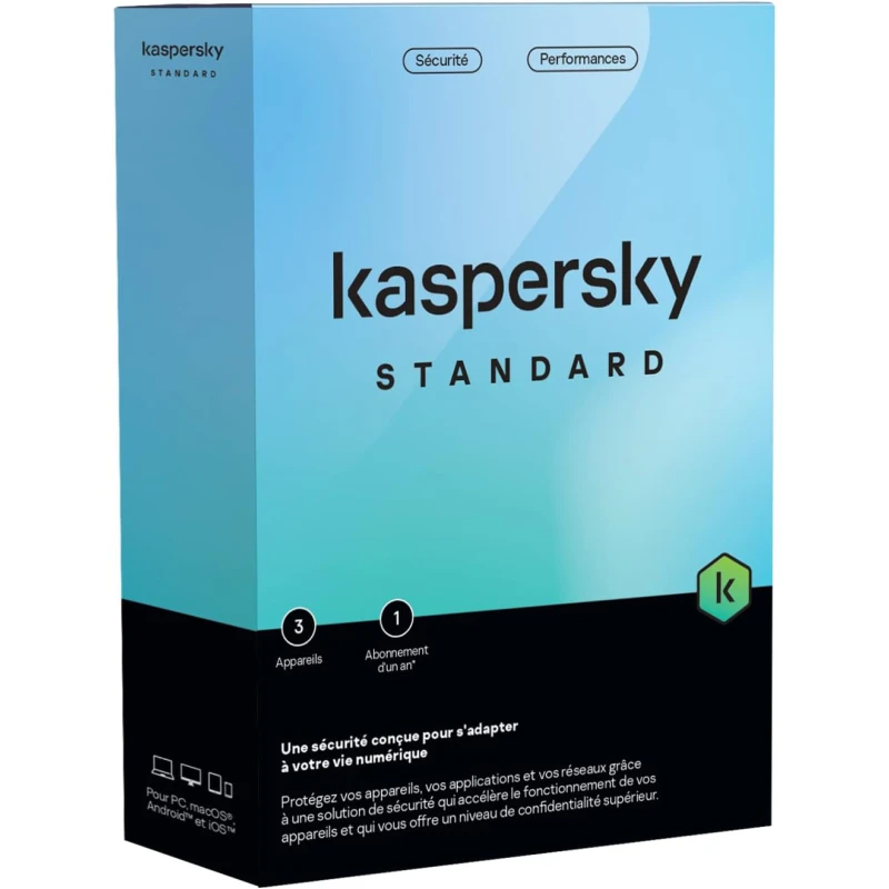 ANTIVIRUS KASPERSKY PLUS 1 APPAREILS