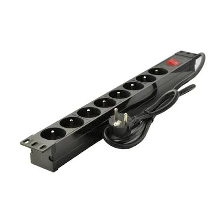 BLOC MULTIPRISE RACKABLE INGELEC 8P 19"