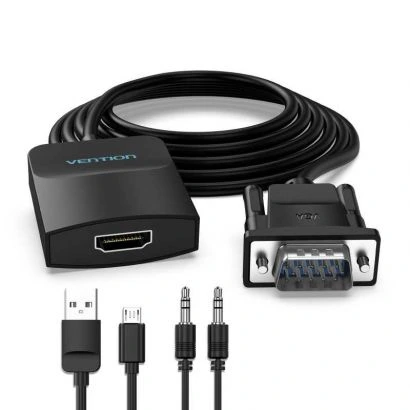 CABLE VENTION VGA TO HDMI CONVERTER 0,15M