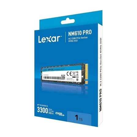 DISQUE DUR LEXAR SSD NM610 PRO 1TB NM610 PRO M.2 2280 PCle GEN 3