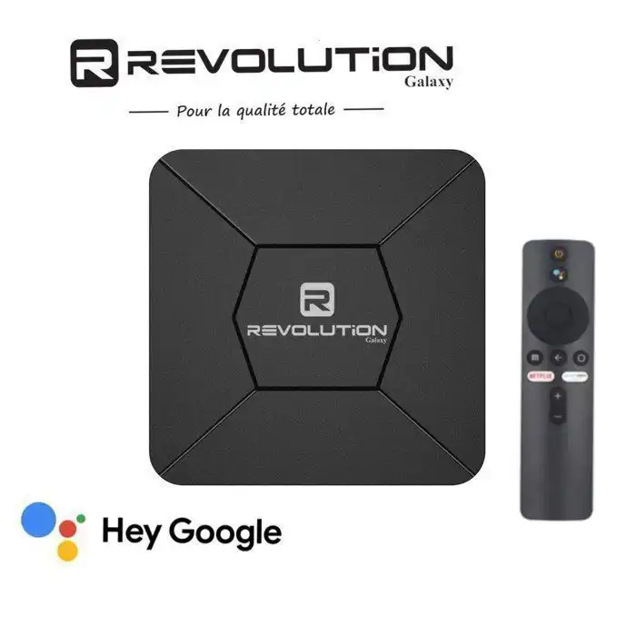TV BOX REVOLUTION ANDROID  SMART TV BOX WIFI BT 2G 16GO 4K