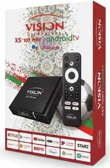 TV BOX VISION XS 107 MINI ANDROID TV GOOGLE